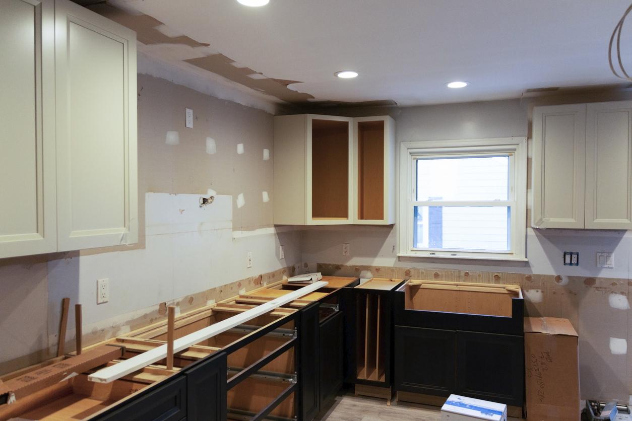 Kitchen Remodel of a house