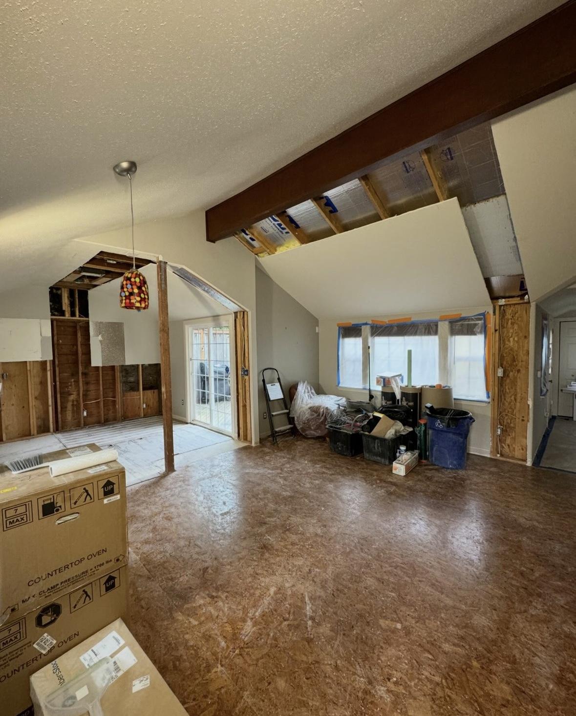 Kitchen Remodel on the afternoon